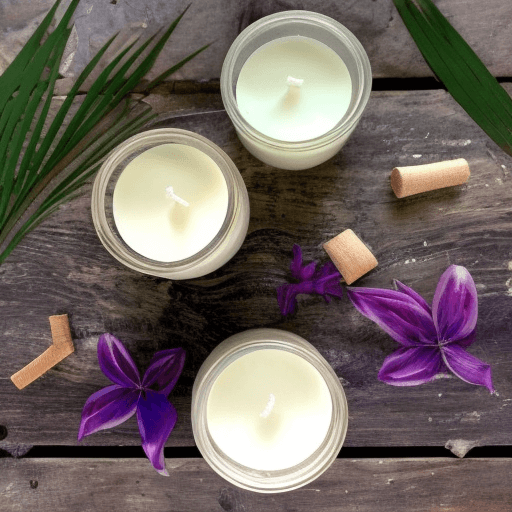essential oil candles coconut