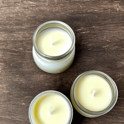 vanilla essential oil candles